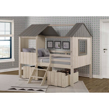 Load image into Gallery viewer, Kensington Low Loft Bed with Rustic Drawers